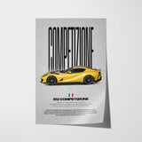 812 Competizione Car Poster