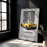 812 Competizione Car Poster