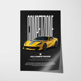 812 Competizione Car Poster