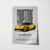 812 Competizione Car Poster