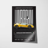 Lamborghini Huracán Performante Poster