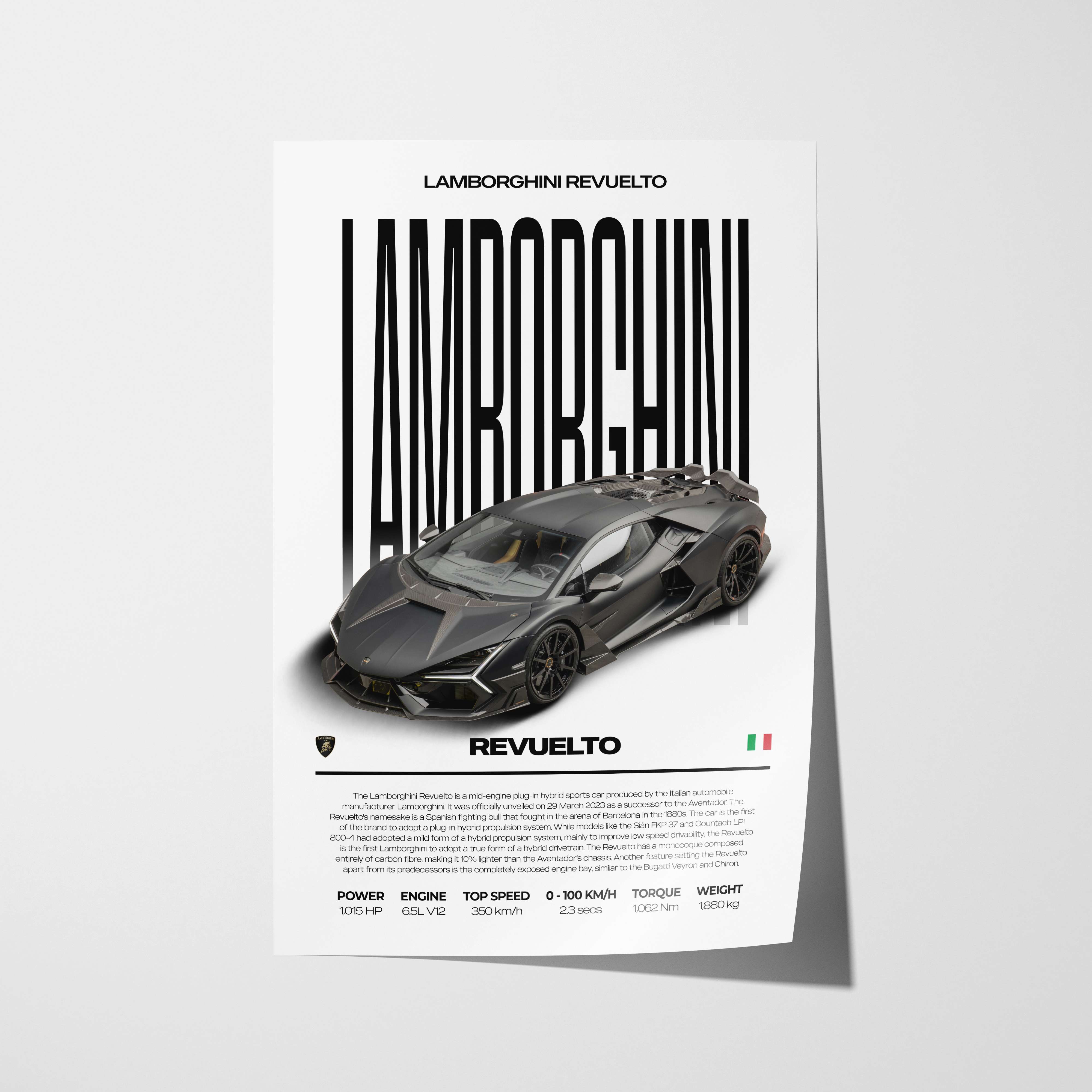 Lamborghini Revuelto Poster