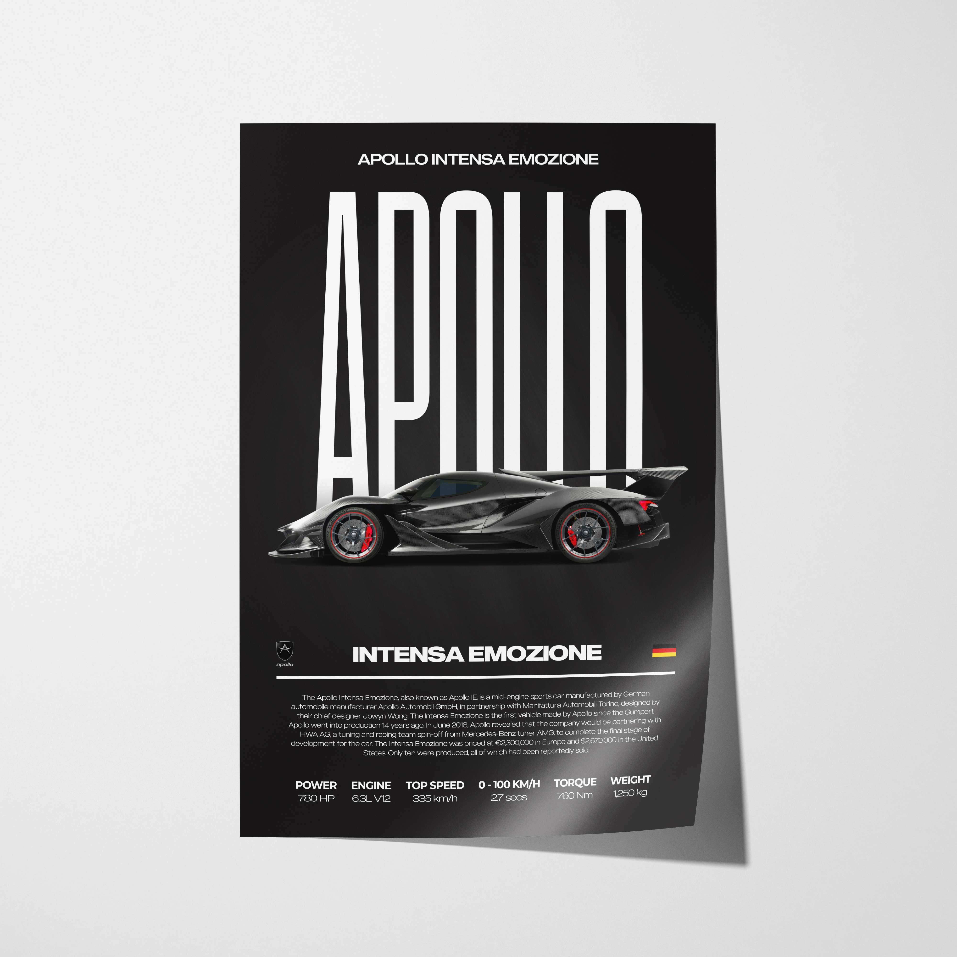 Apollo Intensa Emozione Poster