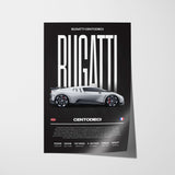 Bugatti Centodieci Poster