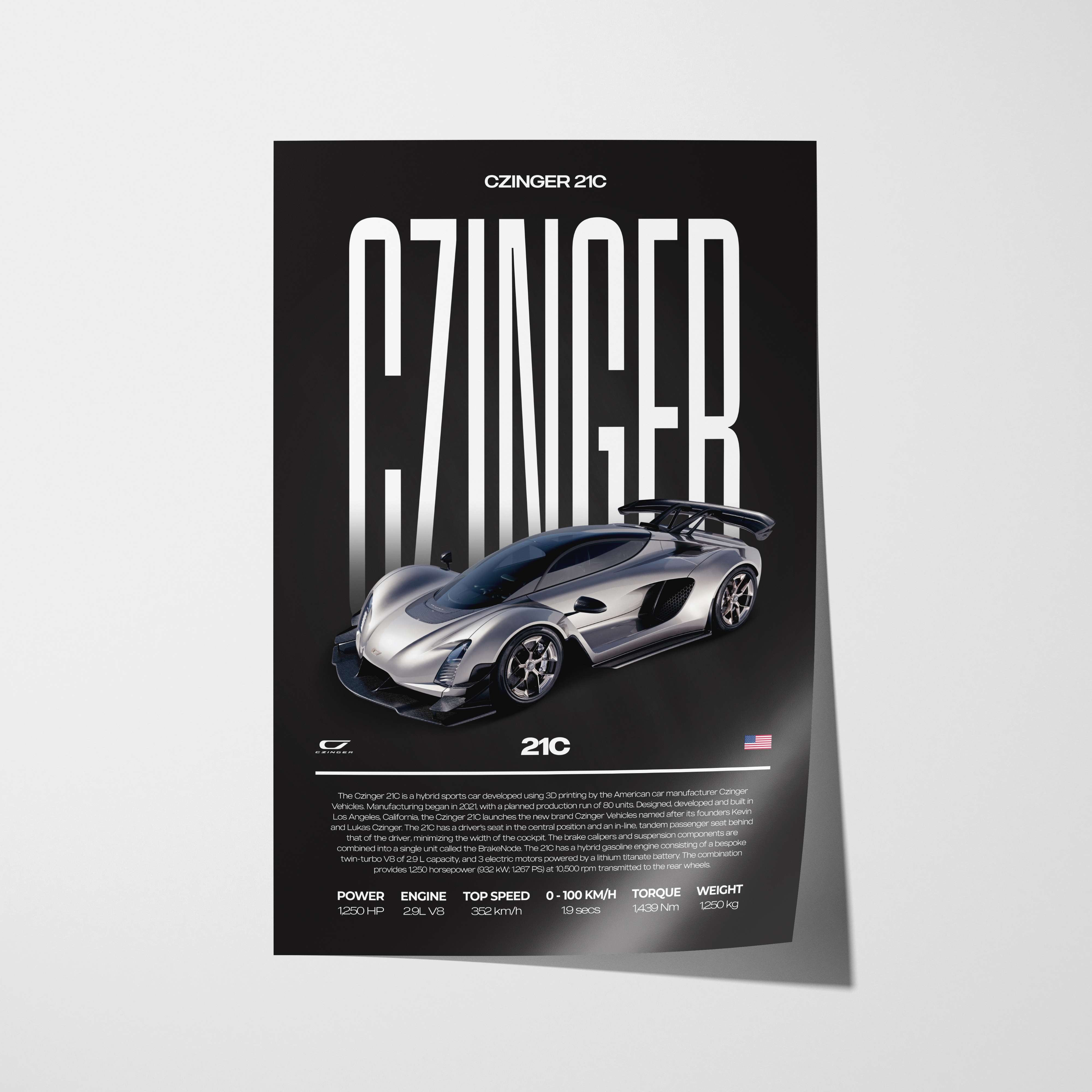 Czinger 21C Poster