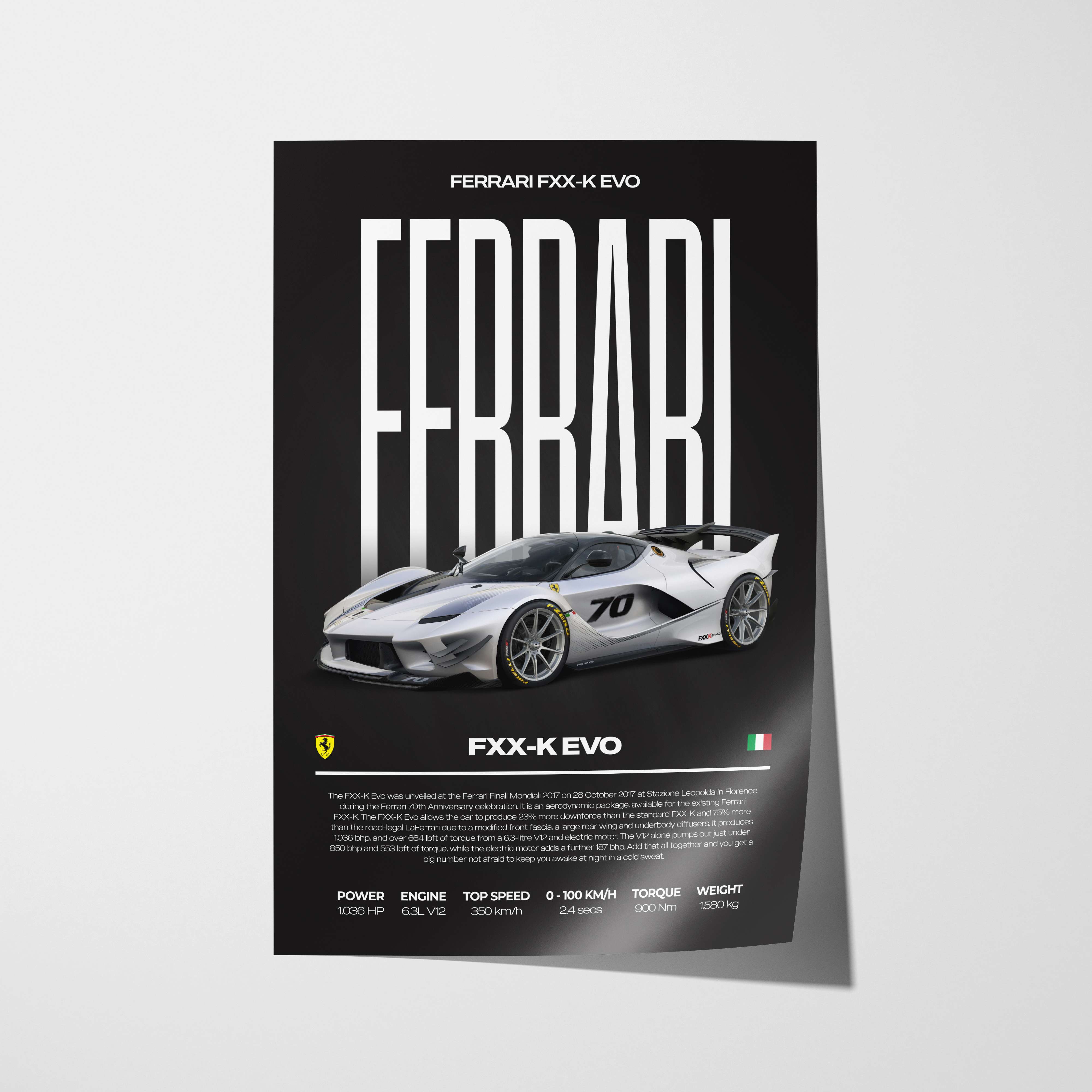 Ferrari FXX-K EVO Poster