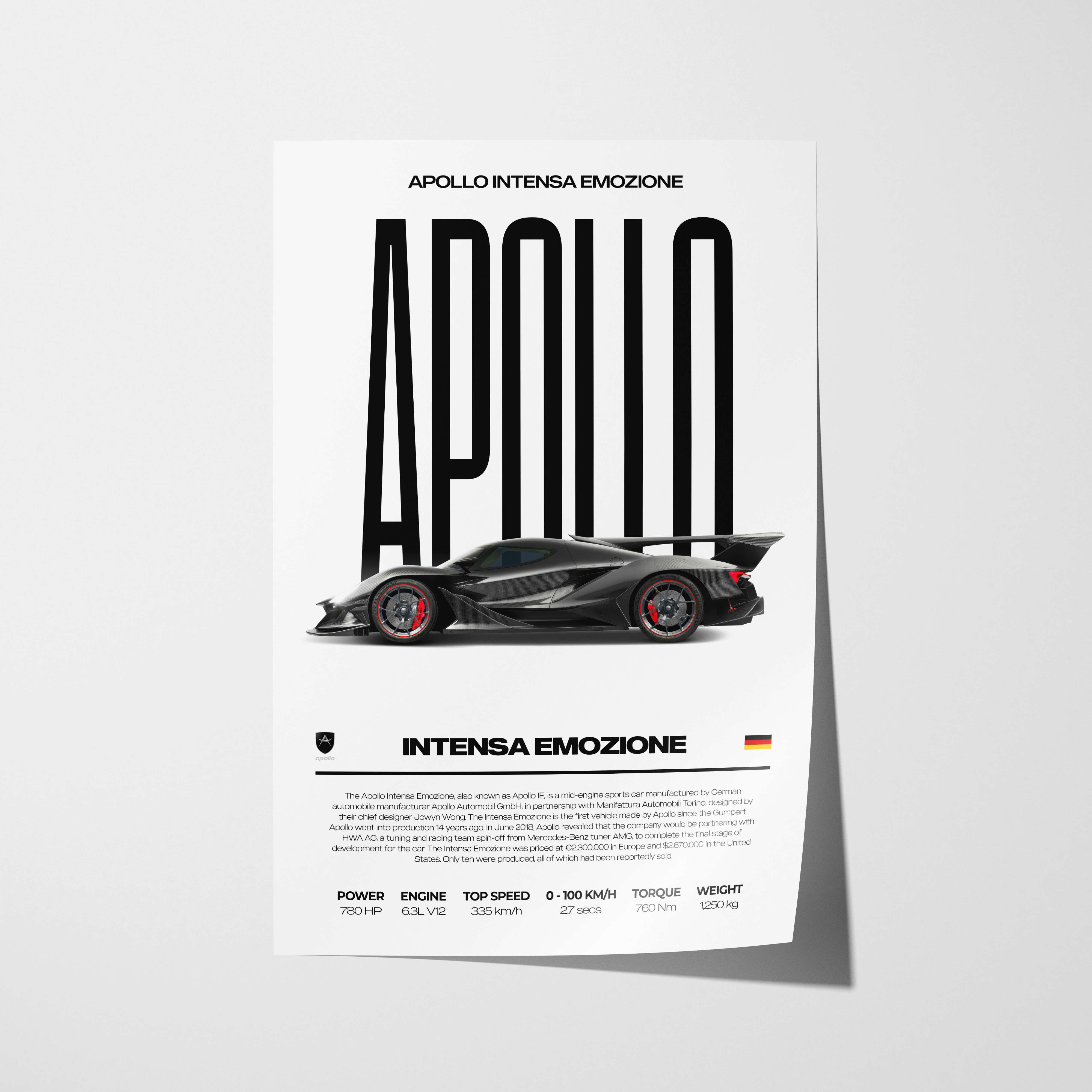 Apollo Intensa Emozione Poster