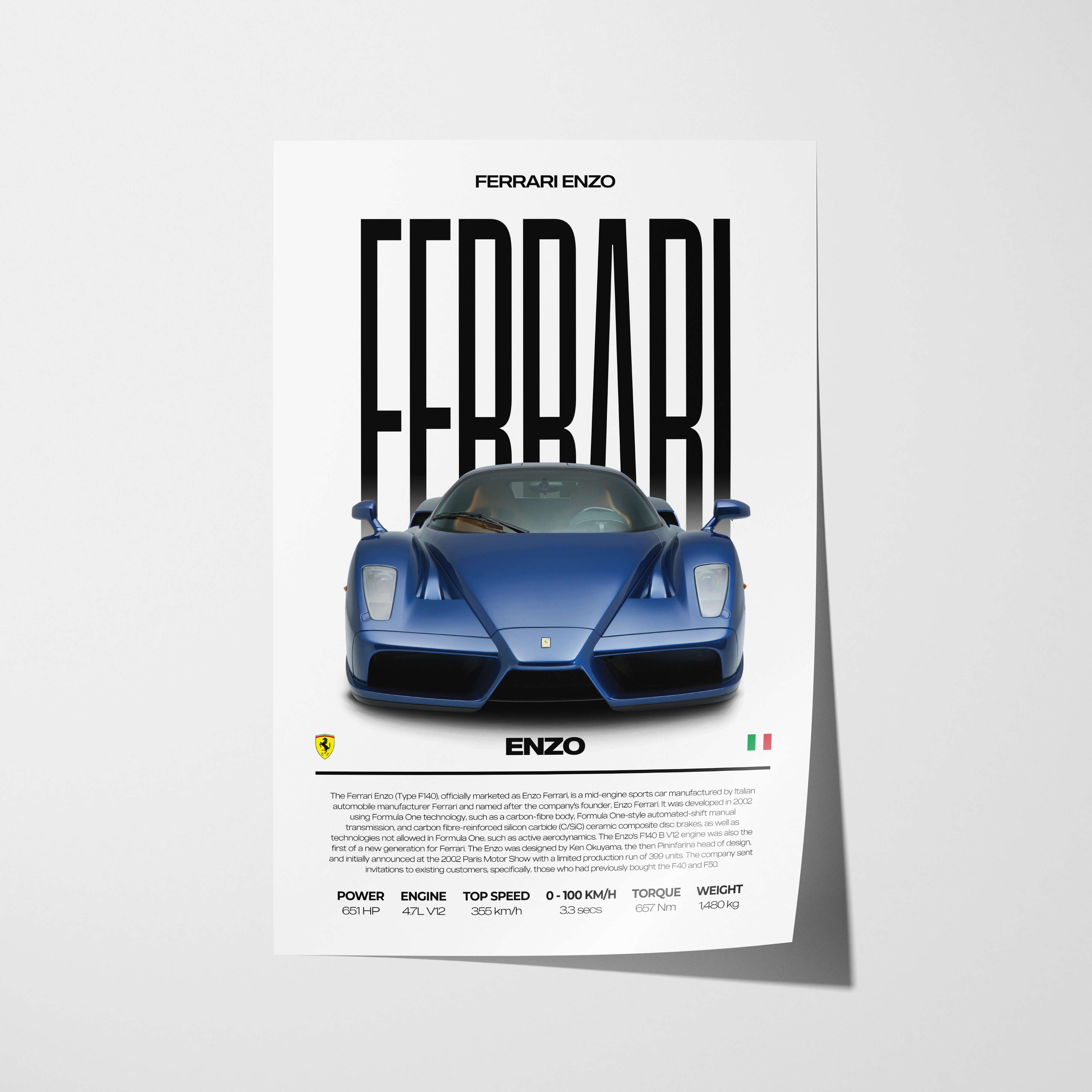 Ferrari Enzo Poster