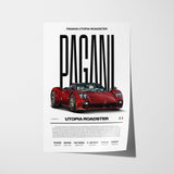 Pagani Utopia Roadster Poster