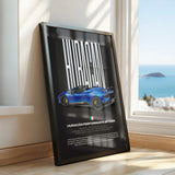 Huracán Performante Spyder Car Poster