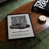 Granturismo Folgore Car Poster