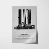 Huayra R Car Poster