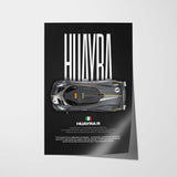 Huayra R Car Poster