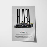 Huayra R Car Poster