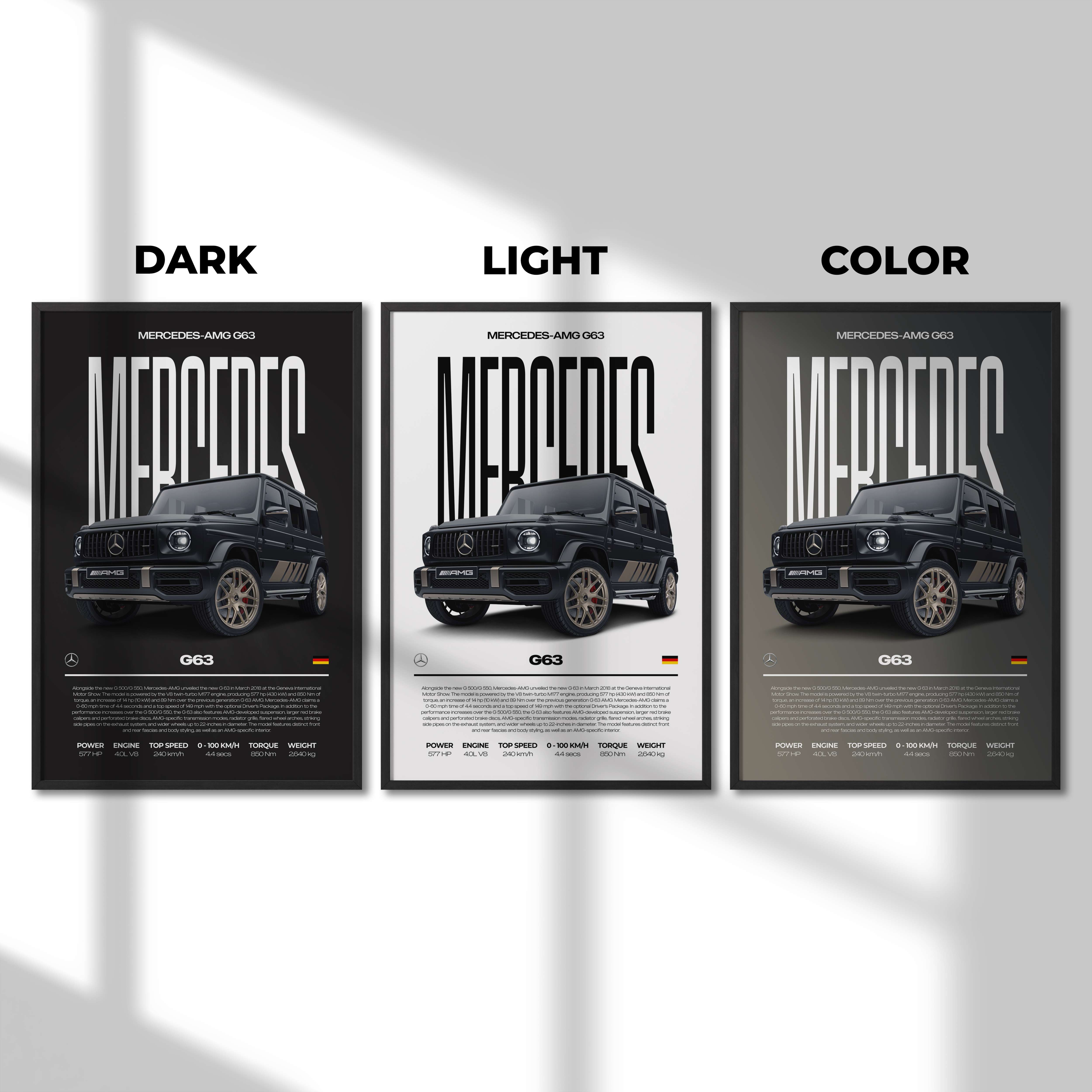 Mercedes-AMG G63 Poster