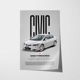 Civic FD2 Type-R Car Poster