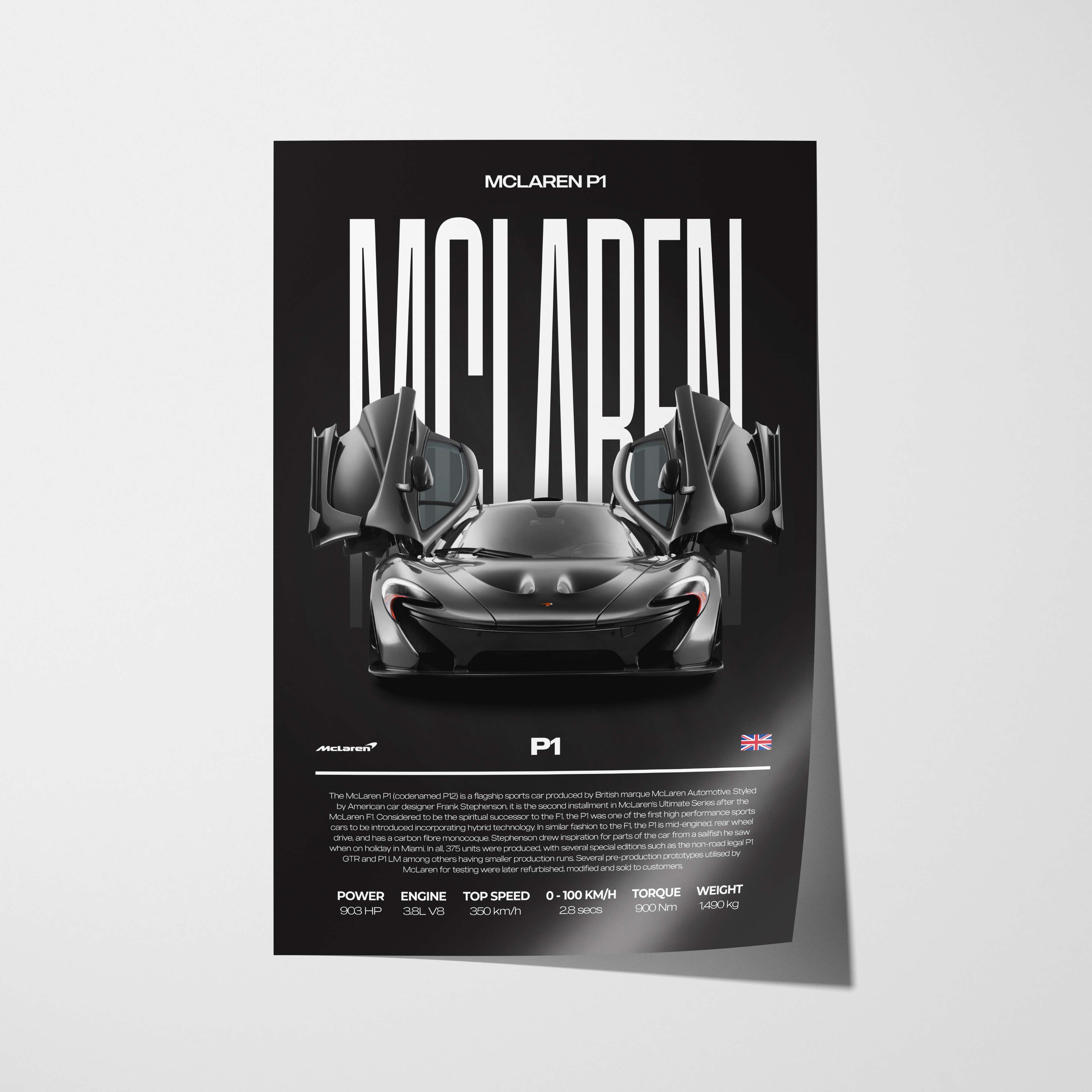 McLaren P1 Poster