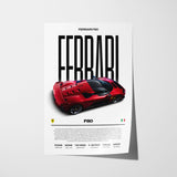 Ferrari F80 Poster