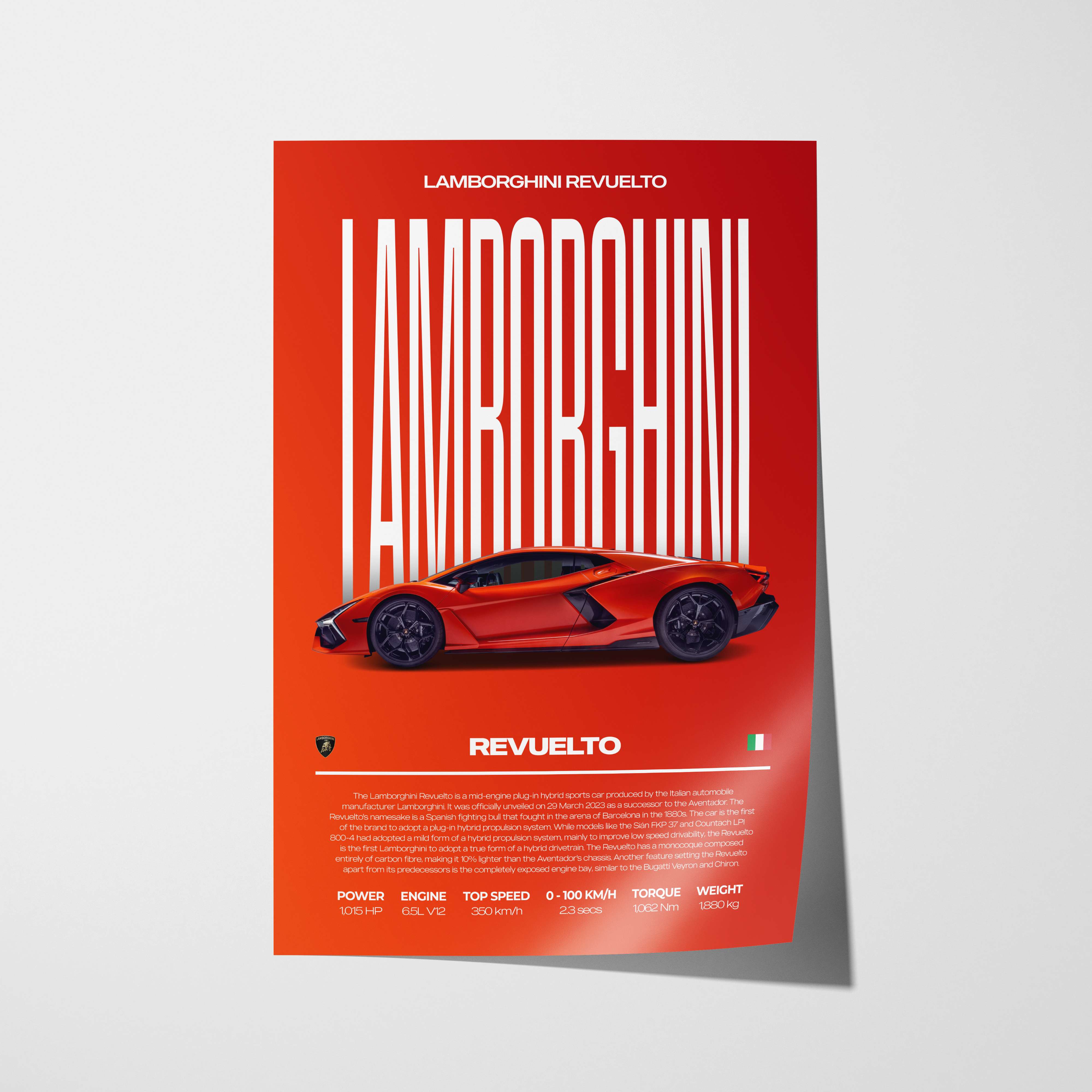 Lamborghini Revuelto Poster