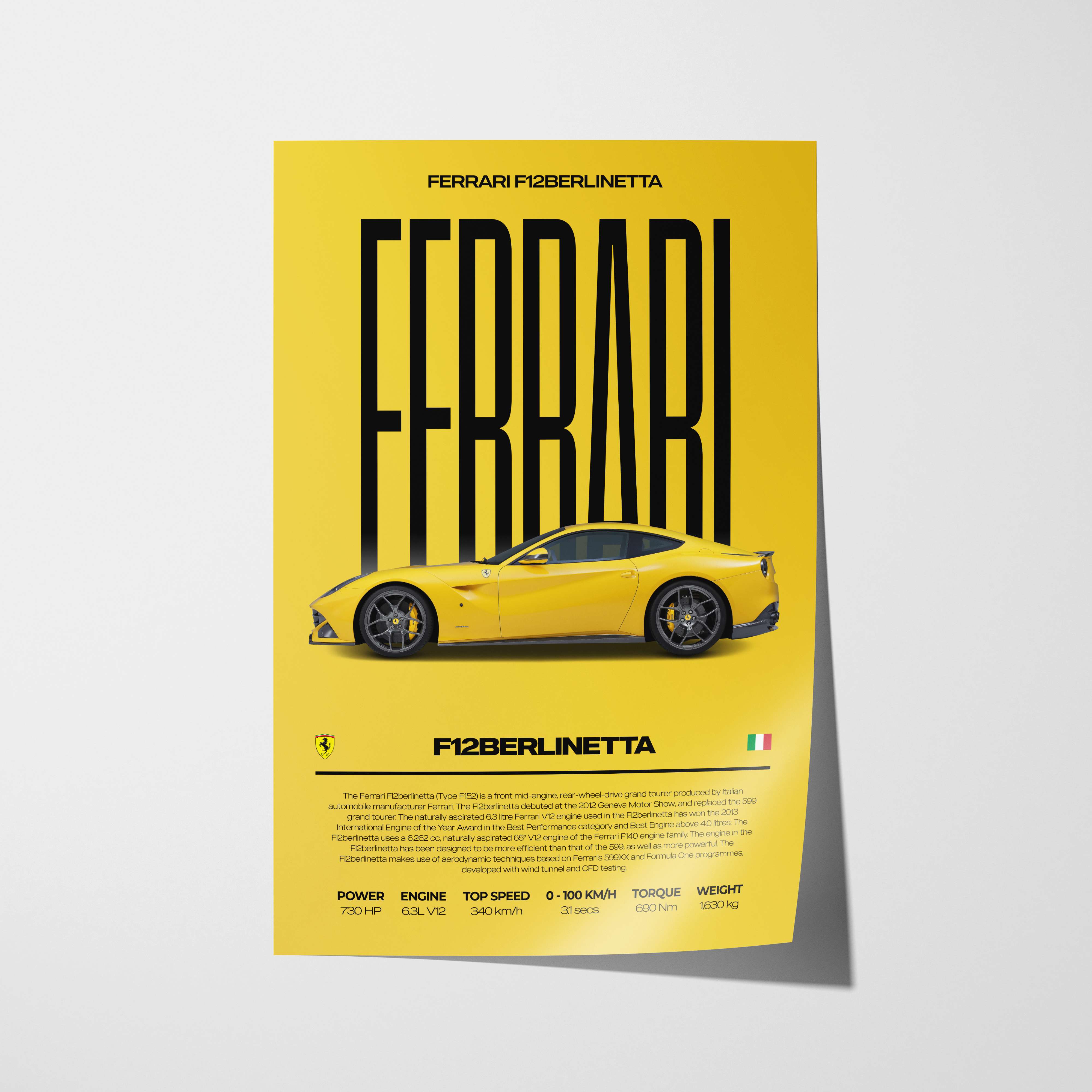 Ferrari F12berlinetta Poster