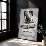 Civic FD2 Type-R Car Poster