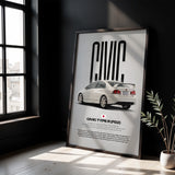 Civic FD2 Type-R Car Poster