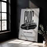Civic FD2 Type-R Car Poster