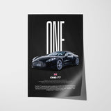 One-77 Car Poster