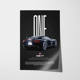 One-77 Car Poster