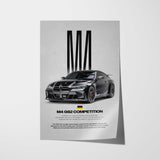 M4 G82 Competition Car Poster