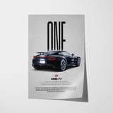 One-77 Car Poster