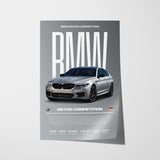 BMW M5 F90 Competition Poster