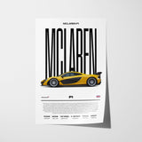 McLaren P1 Poster