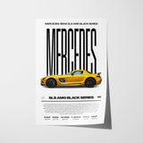 Mercedes-Benz SLS AMG Black Series Poster