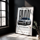 BMW M5 F90 Competition Poster