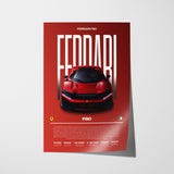 Ferrari F80 Poster