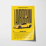 Lamborghini Diablo SV Poster