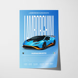 Lamborghini Huracán STO Poster