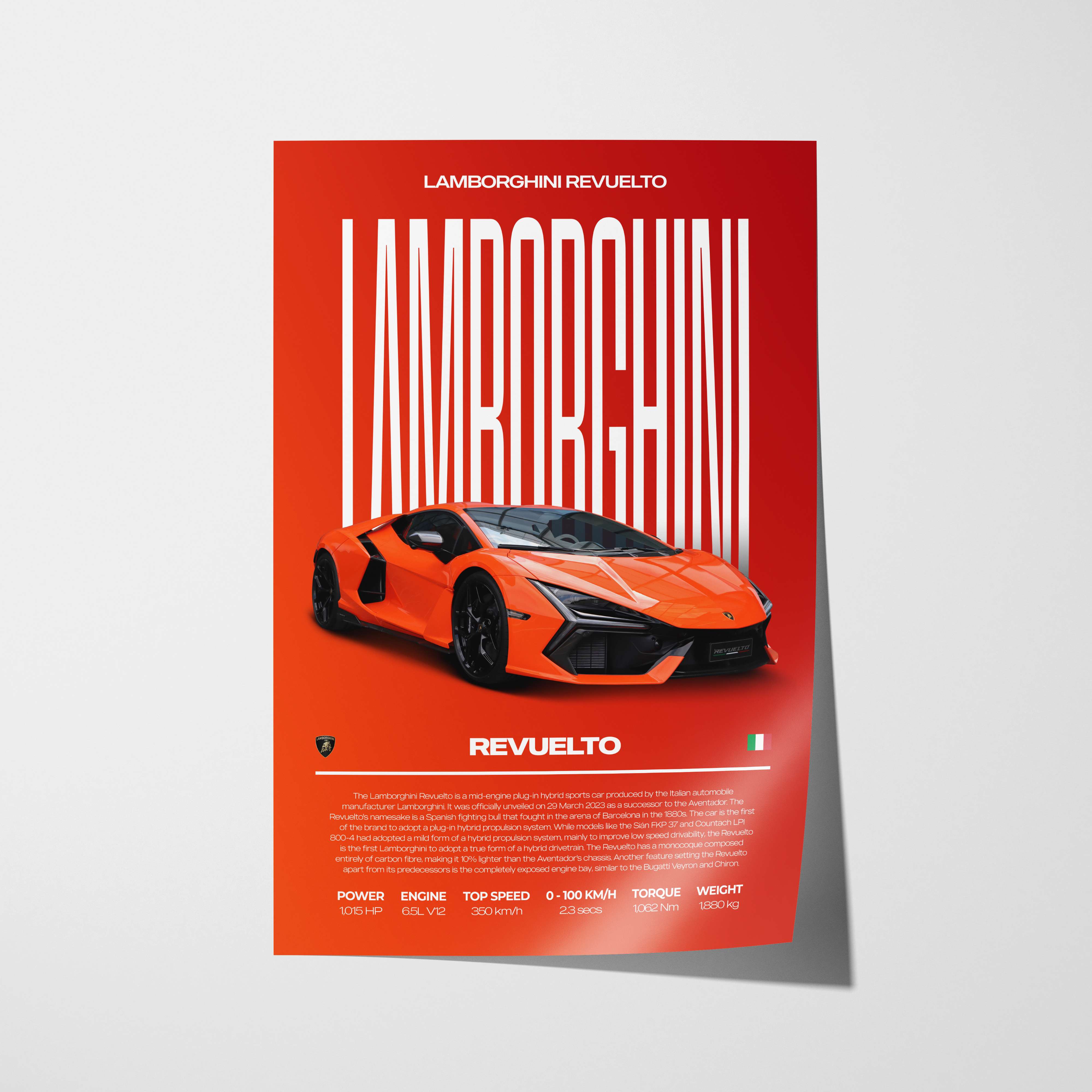 Lamborghini Revuelto Poster