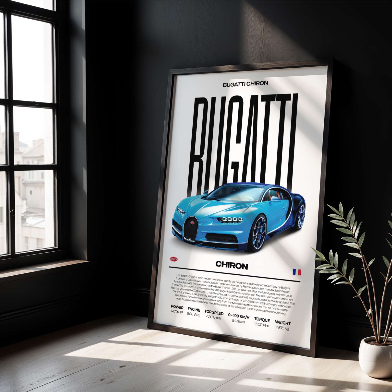 Bugatti Chiron Poster