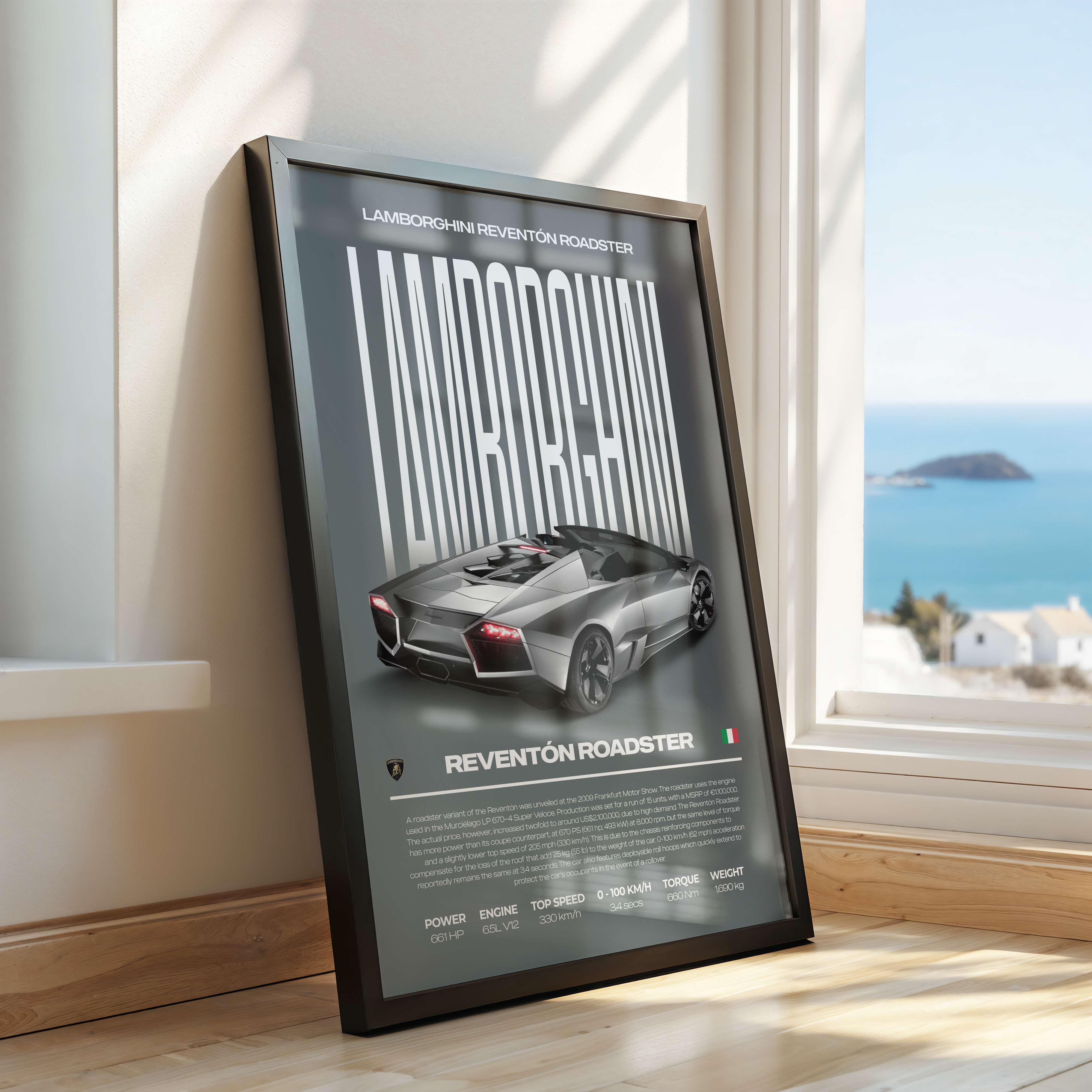 Lamborghini Reventón Roadster Poster