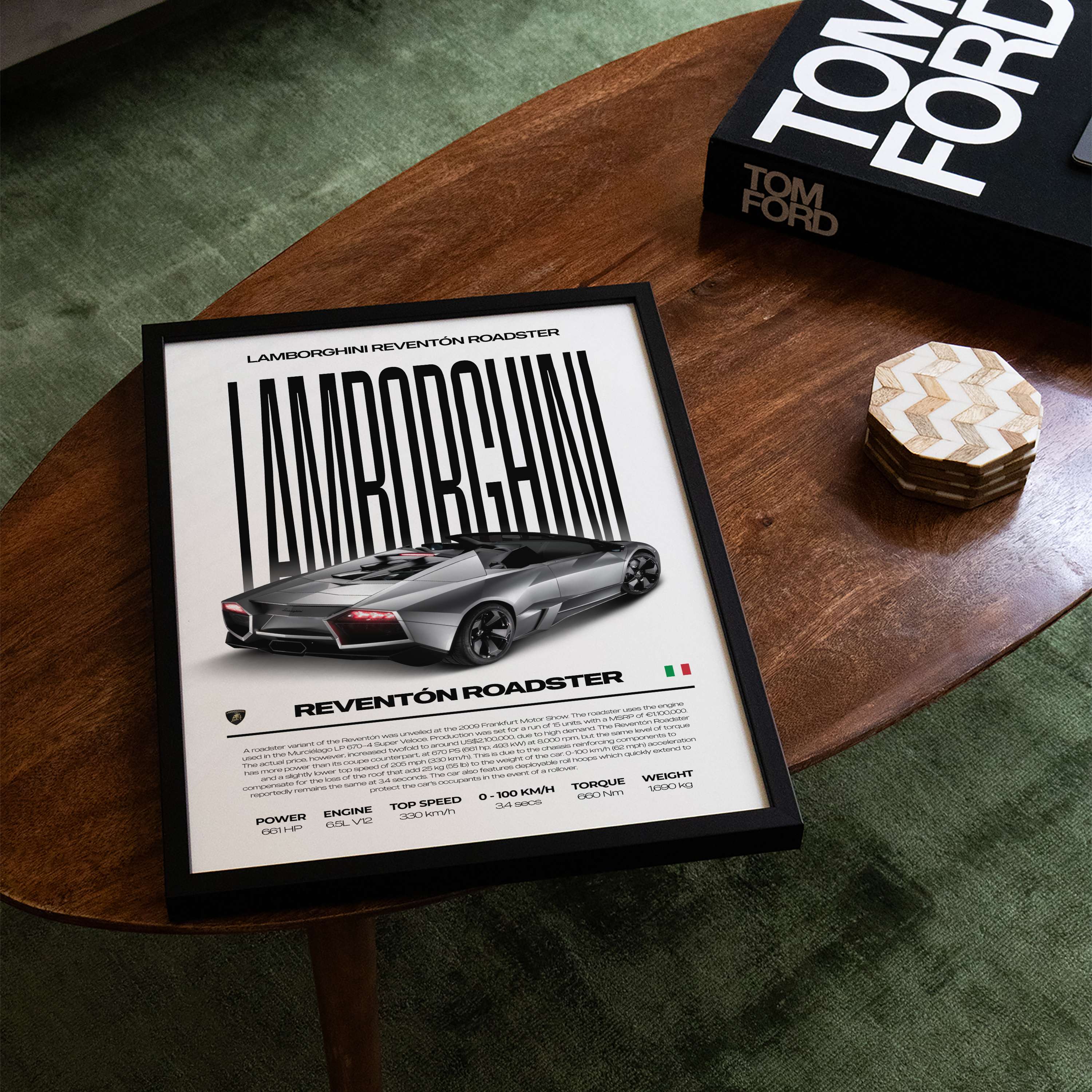 Lamborghini Reventón Roadster Poster