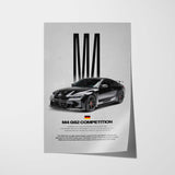 M4 G82 Competition Car Poster