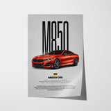 M850i G15 Car Poster