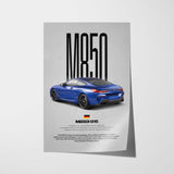 M850i G15 Car Poster