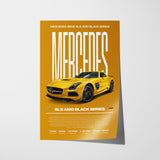 Mercedes-Benz SLS AMG Black Series Poster