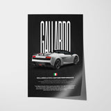 Gallardo LP-570 Spyder Performante Car Poster