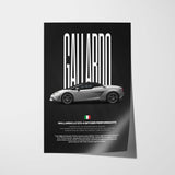 Gallardo LP-570 Spyder Performante Car Poster