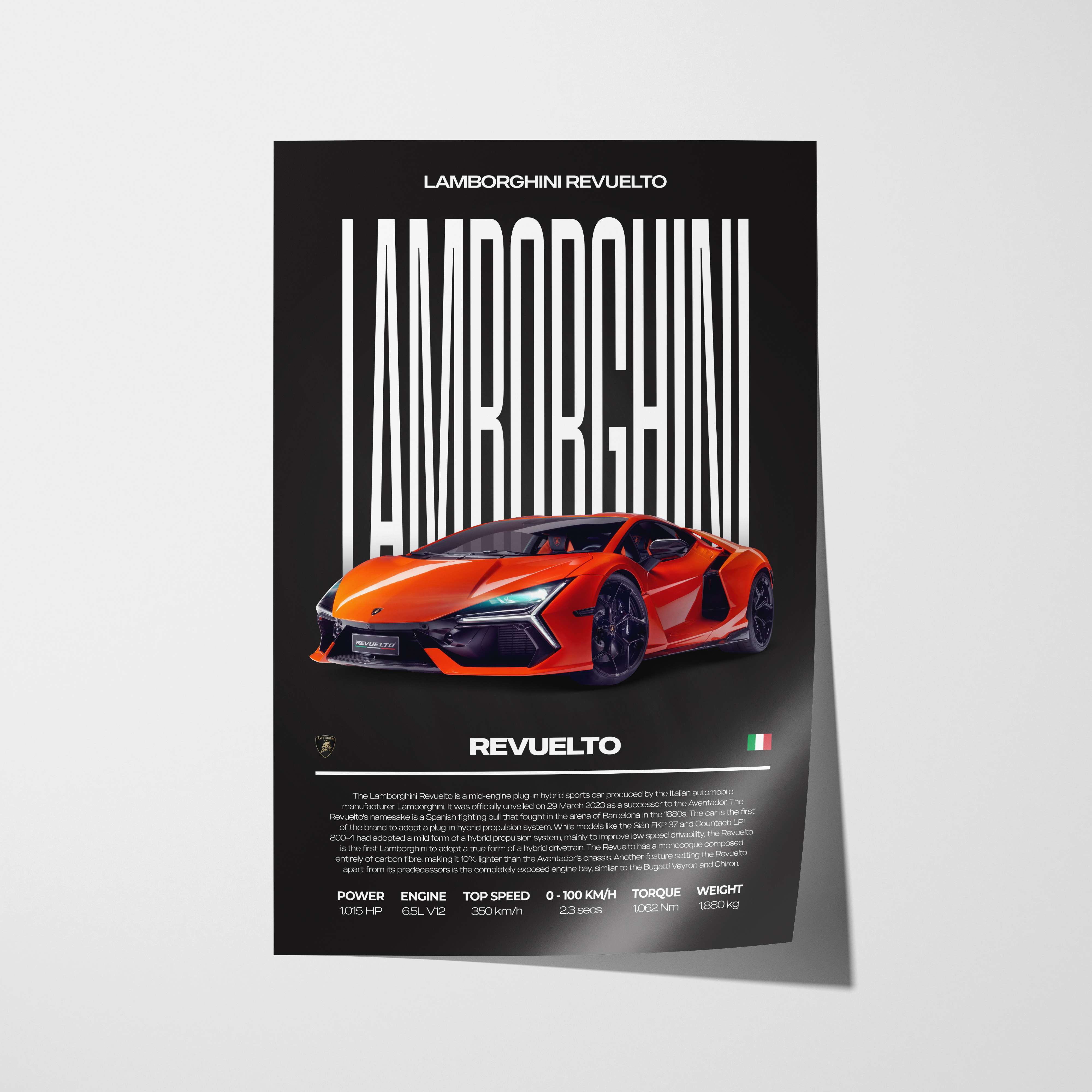 Lamborghini Revuelto Poster