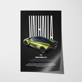 Valhalla Car Poster